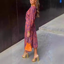 Floral Maxi Dress with Chic Wrap Design