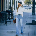 High-Waisted Flared Jeans for Women