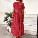 Floral Maxi Dress with Relaxed Waistline