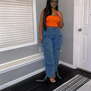 Women's Cargo Pants with Side Pockets and Trendy Design