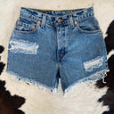 Stylish Women's Distressed Denim Shorts