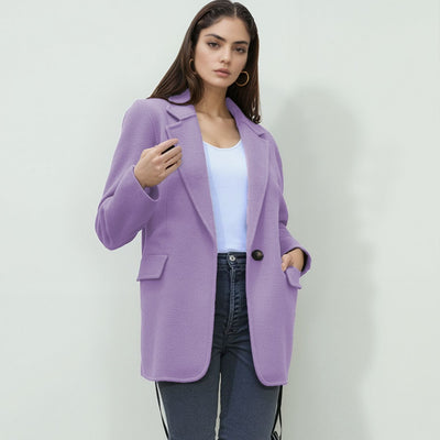 Chic Textured Blazer for Women