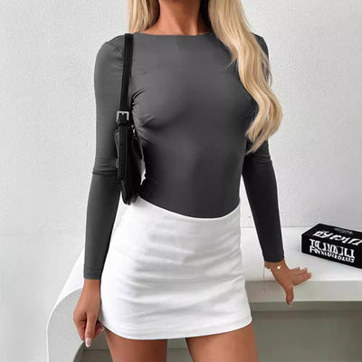 Chic Long Sleeve Bodysuit for Women