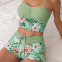 Floral Ruffle Women's Bikini Set
