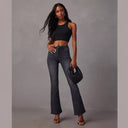 High-Waisted Flared Jeans for Modern Style