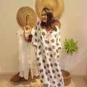 Chic Women's Summer Dot Print Dress