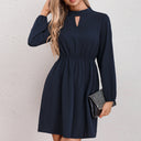 Chic Women's Dress with Stylish Collar