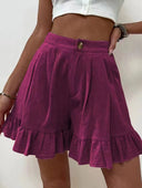 Chic Ruffle Shorts for Women