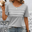 Textured T-Shirt for Women - Stylish Design