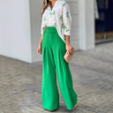 Women's Flowing High-Waist Palazzo Trousers
