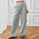 Chic Women's Long Pants with Elastic Waistband