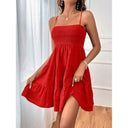 Women's Summer Dress with Spaghetti Straps and Breezy Design