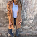 Chic Suede Women's Blazer