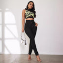 High-Waisted Jeans with Adjustable Drawstring for Women