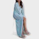 Elina V-Neck Maxi Dress for Summer Getaways