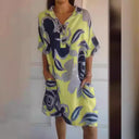 Chic Women's Beach Dress with Trendy Design and Side Pockets