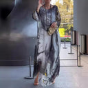 Stunning Women's Kaftan Dress with Vibrant Print
