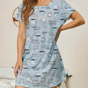 Colorful Butterfly Pattern Women's Nightgown