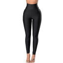 Chic Shiny High-Waisted Leggings for Women