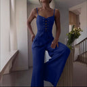 Chic Women's Corset Blouse with Lacing Design