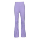 Women's High-Waist Ribbed Flared Leggings