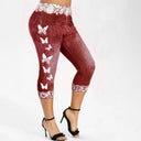 Women's Butterfly Design Leggings for Trendy Style
