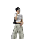 Chic Women's Cargo Pants with Trendy Pockets