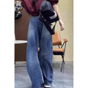 Trendy High Waist Ripped Women’s Jeans