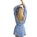 Chic Neckline Women's Blouse Dress