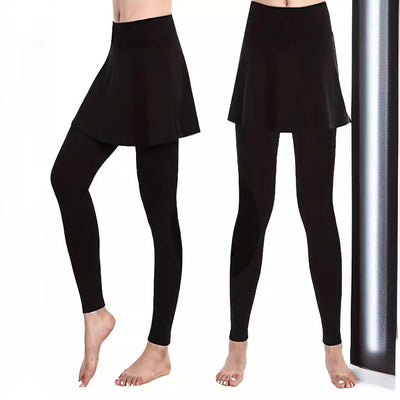 Stylish Women's Leggings with Skirt Design