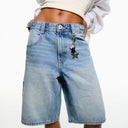 Trendy Mid Rise Women's Denim Shorts