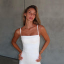 Chic Ladies' Bodysuit with Slim Straps and Flattering Fit