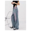 Women's Gradient Cut Baggy Jeans