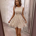 Women's Everyday Dress with Ruffled Hem