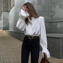 Chic Blouse with Statement Sleeves