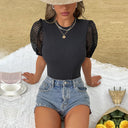 Refined Lace Sleeve Women's Bodysuit