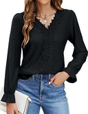 Floral V-Neck Blouse for Women