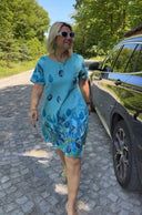 Floral Print Women's Dress with Unique Design