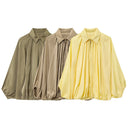 Sophisticated Pleated Blouse for Women