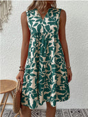 Chic A-Line Floral Dress for Women