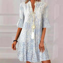 Chic Women's Printed Dress in Vibrant Patterns