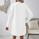 Textured Women's Sweat Dress for Everyday Wear