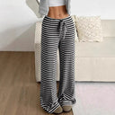 Women's Trendy Carrot Pants with Elastic Waist and Pockets