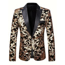 Floral Sequin Blazer for Women - Chic Style