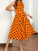 Chic Women's Polka Dot A-Line Dress