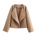 Chic Women's Oversized Blazer with Stylish Lapels