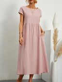 Elegant Women's Maxi Dress in Soft Fabrics