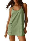 Chic Women's Tank Dress with Handy Side Pockets
