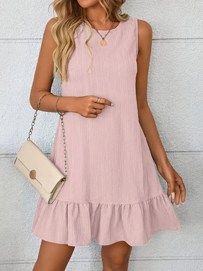 Summer Ruffled Hem Dress for Women