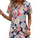 Floral V-Neck Women's Dress for Every Occasion